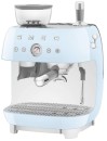 Smeg-50s-Style-Espresso-Machine-with-Grinder-Pastel-Blue Sale