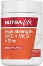 Nutra-Life-High-Strength-Vit-C-Vit-D-Zinc-120-Film-Coated-Tablets Sale