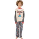 Super-Mario-Australian-Cotton-Older-Boys-KnitFlannel-Pyjama-Set Sale
