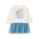 Disney-Frozen-Long-Sleeve-Knit-Tulle-Dress Sale