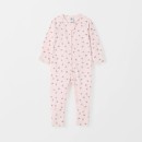 Baby-Organic-Cotton-Zip-Front-Footless-Coverall-Bows-Pink Sale