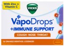 Vicks-VapoDrops-Immune-Support-Orange-Menthol-Lozenges-16-Pack Sale