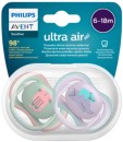 Avent-Ultra-Air-Baby-Soothers-6-18-Months-2-Pack-Assorted-Colours Sale