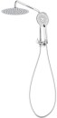 Mondella-Resonance-WELS-3-Star-9Lmin-5-Function-Hand-Shower-and-12-Twin-Shower-Set-in-Chrome Sale