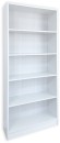 Practa-800mm-5-Tier-Bookcase-in-White Sale