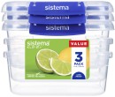Sistema-Klip-It-Plus-Container-1-Litre-3-Pack Sale