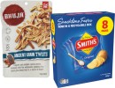 Majans-Bhuja-Snack-Mix-140-160g-or-Smiths-Snacktime-Faves-8-Pack-Selected-Varieties Sale