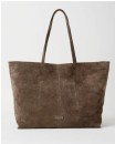 Basque-Phoenix-Suede-Tote-Espresso Sale