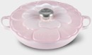 Le-Creuset-Petal-Cast-Iron-Shallow-Casserole-26cm-Shell-Pink Sale