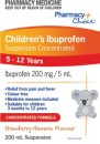 Pharmacy-Choice-Childrens-Ibuprofen-Suspension-Concentrated-5-12-Years-200mL Sale