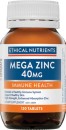Ethical-Nutrients-Mega-Zinc-40mg-120-Tablets Sale