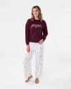 Sweat-Top-and-Flannel-Pants-Pyjama-Set Sale