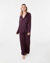 Lace-Trim-Matte-Satin-Pyjama-Set Sale