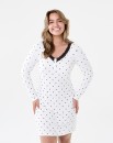 Long-Sleeve-Lace-Trim-Nightie Sale
