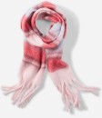 Printed-Fluffy-Scarf-Red-Stripe Sale
