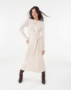 Long-Sleeve-Waist-Tie-Maxi-Dress Sale