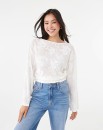 Long-Sleeve-Jacquard-Top Sale