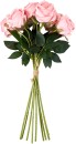 Artificial-Pastel-Pink-Roses-Bunch Sale