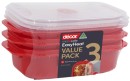 Dcor-Microsafe-Easy-Heat-Containers-900mL-3-Pack Sale