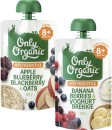 Only-Organic-4-Months-6-Months-or-8-Months-Baby-Food-Pouch-120g Sale