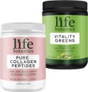 Life-Botanics-Vitality-Greens-Powder-450g-or-Pure-Collagen-Peptides-Powder-300g Sale