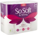 Coles-3-Ply-So-Soft-Strong-Toilet-Paper-24-Pack Sale