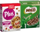 Uncle-Tobys-Plus-Cereal-410435g-or-Nestl-Milo-330350g-Selected-Varieties Sale