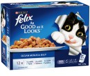 Purina-Felix-Wet-Cat-Food-12x85g-Selected-Varieties Sale
