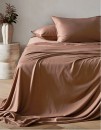 Australian-House-Garden-Palm-Cove-Washed-Bamboo-Cotton-Sheet-Set-Clay Sale
