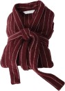 Vue-Pinstripe-Bath-Robe-Red-Velvet Sale