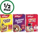 Kelloggs-Coco-Pops-320g-Sultana-Bran-420g-or-Froot-Loops-285g Sale