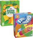 Peters-Frosty-Fruits-Sticks-or-Lifesavers-Icy-Poles-6-Pack-8-Pack-420mL-600mL Sale