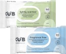 CUB-Lightly-Scented-or-Fragrance-Free-Baby-Wipes-80-Pack Sale