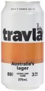 Travla-Mid-Strength-Lager-Cans-24x375mL Sale