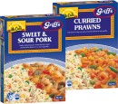 McCain-Griffs-Curried-Prawns-or-Sweet-Sour-Pork-with-Rice-Frozen-Meal-400g Sale