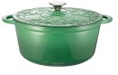 The-Cooks-Collective-Fleur-De-Lis-Casserole-26cm-Green Sale