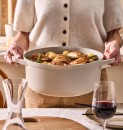 The-Cook-Shop-Nook-by-Baccarat-Casserole-with-Lid-28cm-Cream Sale