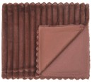 Astin-Sinclair-Rib-150cm-x-130cm-Faux-Fur-Throws-in-Chocolate-Brown Sale