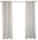 Windoware-Aspen-223cm-x-120cm-Room-Darkening-Eyelet-Curtains-in-Doeskin Sale