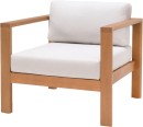 Mimosa-Santo-1-Seater-Timber-Lounge-with-Cushion Sale