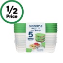 Sistema-Nest-It-Container-870ml-Pk-5 Sale