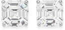 Sterling-Silver-Cubic-Zirconia-Octagonal-Step-Stud-Earrings Sale