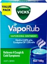 Vicks-VapoRub-Vapourising-Ointment-Value-Pack-100g Sale