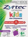 Zyrtec-Kids-Allergy-Hayfever-Relief-Chewable-Grape-Flavour-30-Tablets Sale