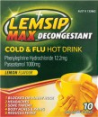 Lemsip-Max-Decongestant-Cold-Flu-Hot-Drink-Lemon-10-Oral-Powder-Sachets Sale