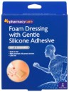 Pharmacy-Care-Foam-Dressing-with-Gentle-Silicone-Adhesive-2-Pack Sale