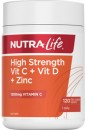 Nutra-Life-High-Strength-Vit-C-Vit-D-Zinc-120-Tablets Sale