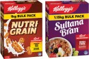 Kelloggs-Nutri-Grain-1kg-or-Sultana-Bran-Bulk-Pack-115kg Sale