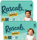 Rascals-Premium-Jumbo-Nappies-54-Pack-108-Pack Sale