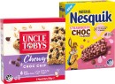 Nestl-Nesquik-Bar-Uncle-Tobys-Muesli-Bar-or-Roll-Ups-56-Pack-Selected-Varieties Sale